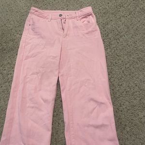 Pink jeans